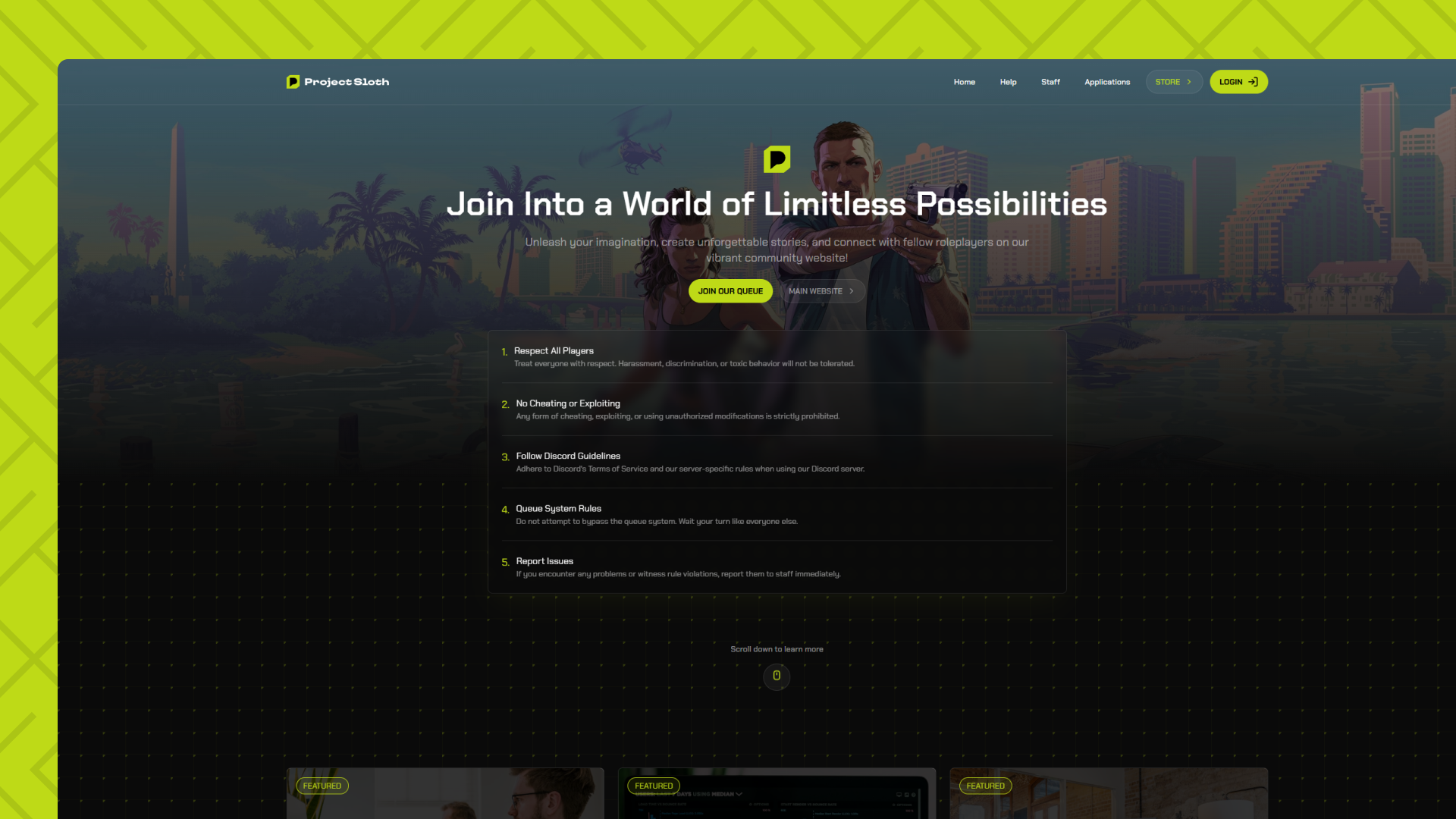 Landing Page